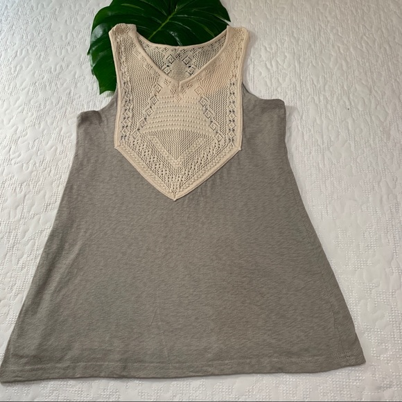 Missy Robertson Sleeveless Crochet Top Sz Medium - Picture 5 of 13
